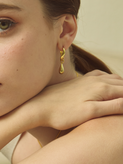 Gale Modular Hoop Earrings